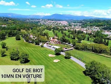 4p, Piscine, Tennis, Wifi, Proche Centre Et Plages Apartment Antibes